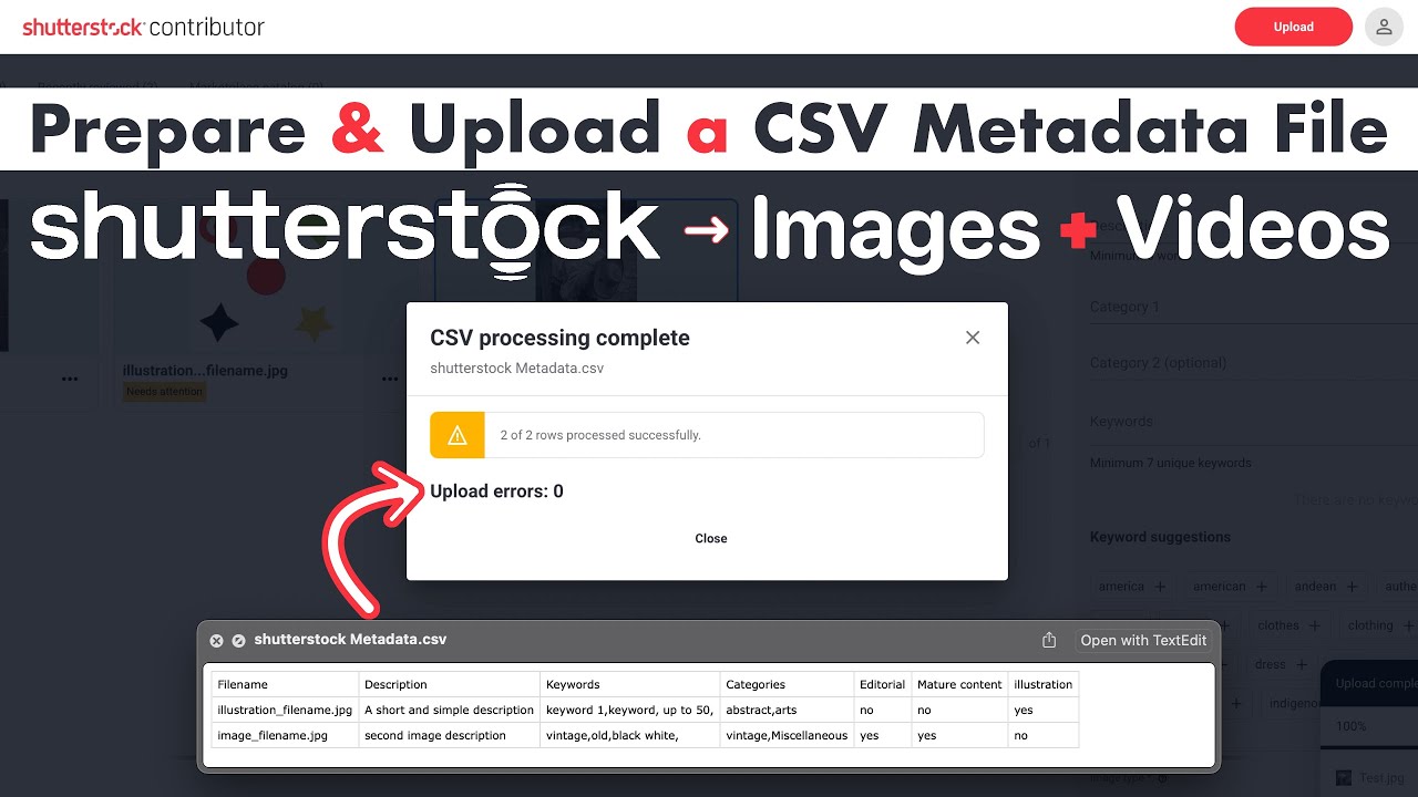 How to Create & Upload a Shutterstock CSV: Step‑by‑Step Bulk Metadata Tutorial to Boost Earnings