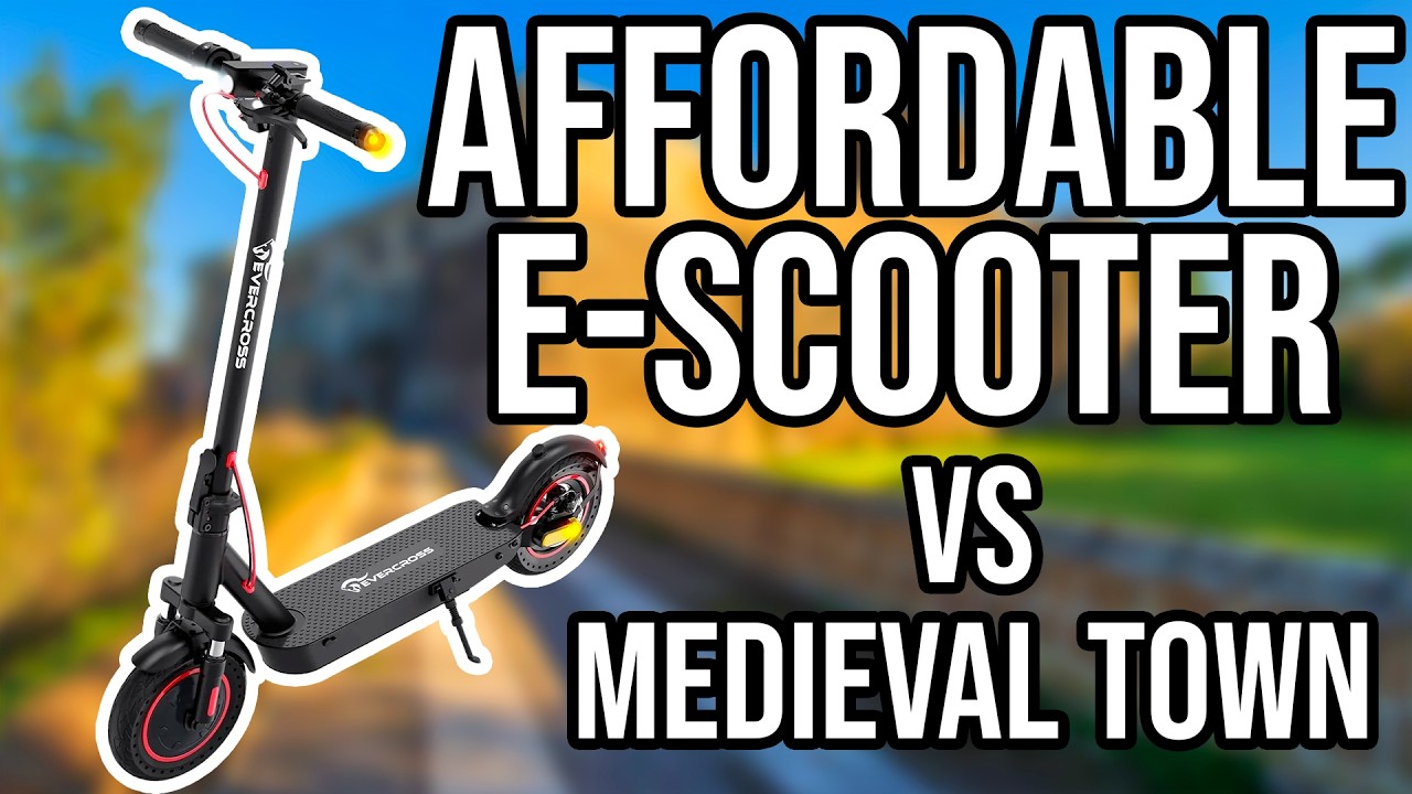 Affordable Electric Scooter VS Medieval Town! EVERCROSS EV10K PRO Review