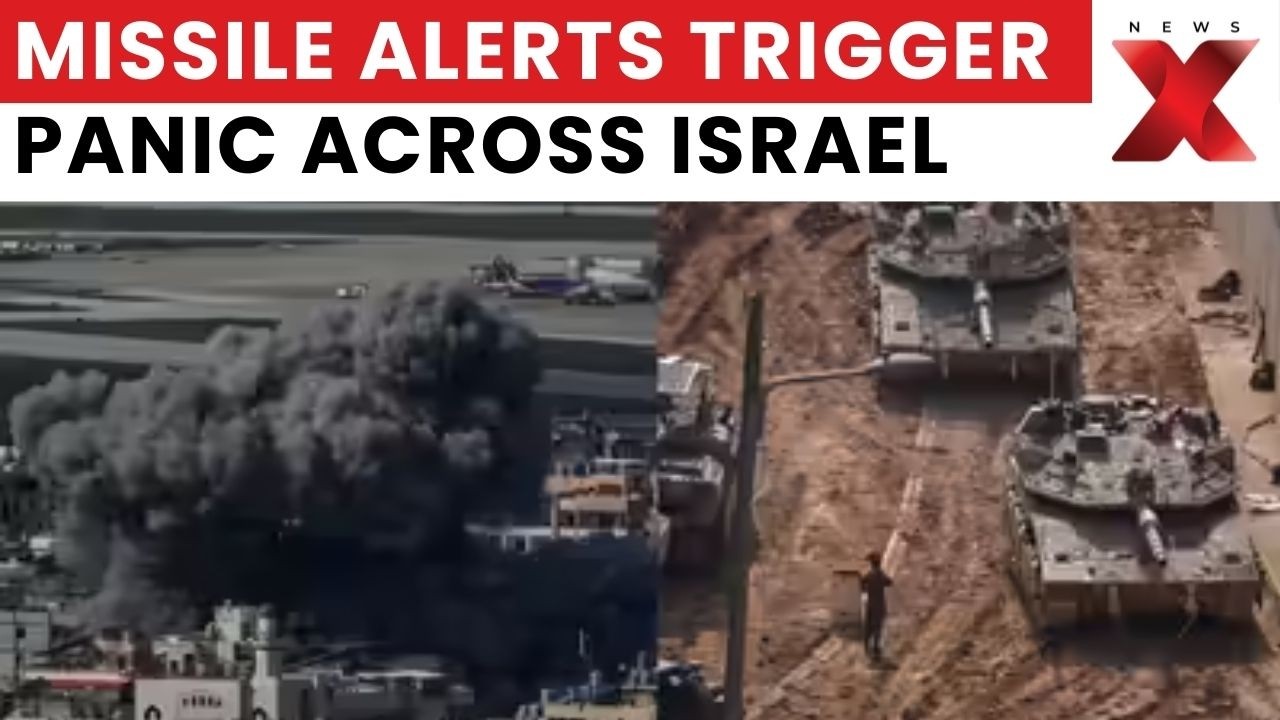 Iran Launches Missiles Toward Israel: IDF Intercepts Incoming Threats | NewsX