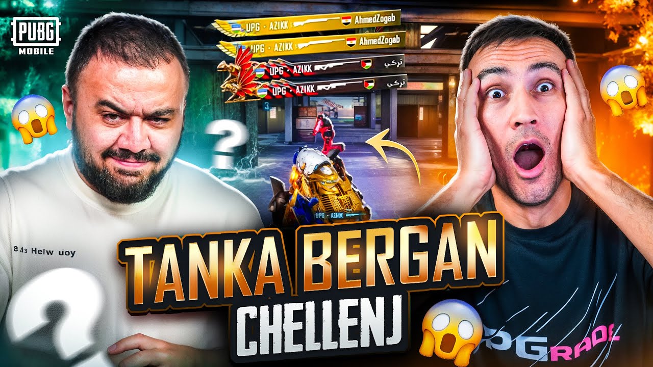TANKA BERGAN CHELLENJ - NATIJAGA ISHONMAYSIZ😲 | PUBG MOBILE GAMEPLAY