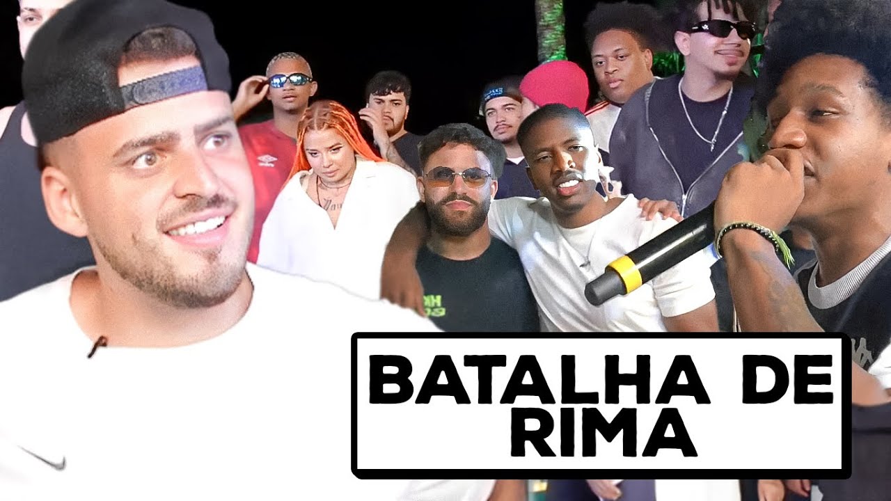 BATALHA DE RIMA COMPLETA NA LIVE DO JON VLOGS