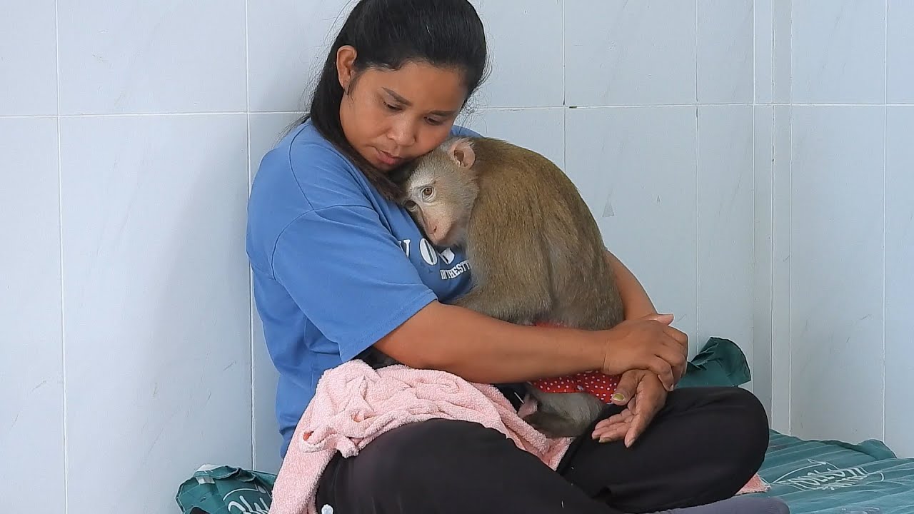 Daughter Luna Felling Warm And Comfortable While Hug Mom