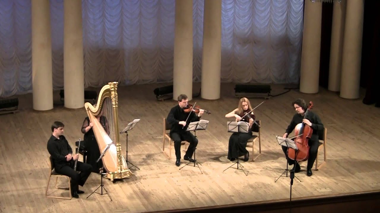 Jean Françaix Quintet for flute, harp and string trio (1934)