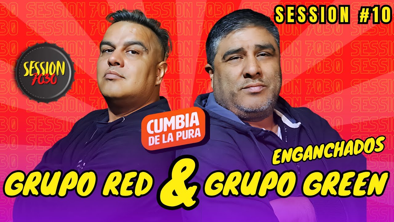 ENGANCHADOS GRUPO RED Y GRUPO GREEN - LA GUERRA DE LOS COLORES // EN VIVO POR #SESSION7030