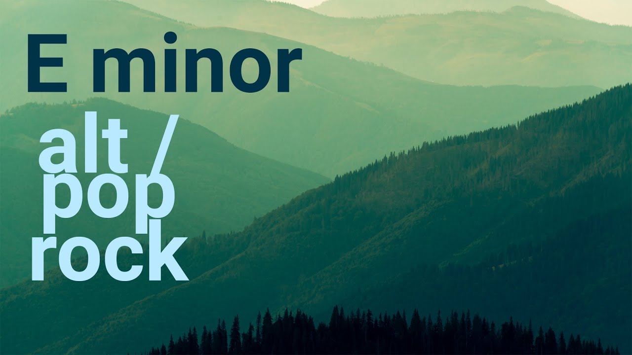 Alternative / Pop Rock in E minor - Songwriting Backing Track - 100bpm