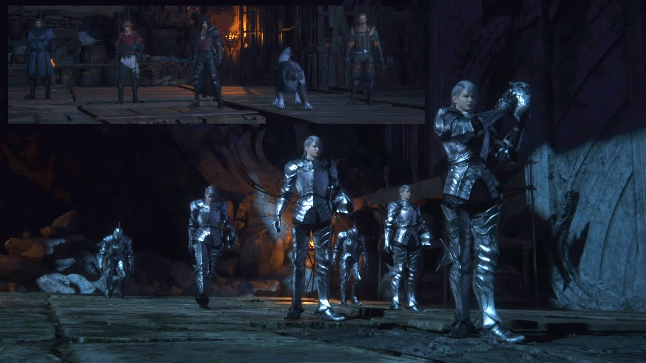 FF16: Ironworks Battle. Akashic/Sleipnir Horde ambush.