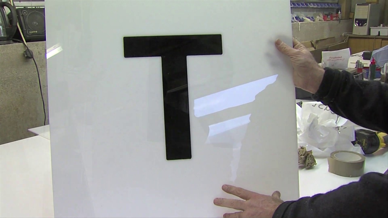 Tutorial - How to Produce Eye Catching Acrylic Signs - Part 1 - 2D Letters for Signs