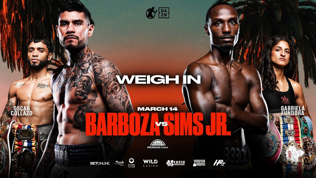 Arnold Barboza Jr. vs. Kenneth “Bossman” Sims Jr. | Weigh In