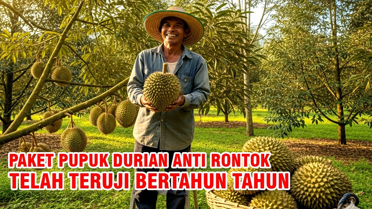 PASTI PANEN DURIAN✅ TAK PERLU RACIK PUPUK TELAH TERCIPTA PAKET PUPUK DURIAN