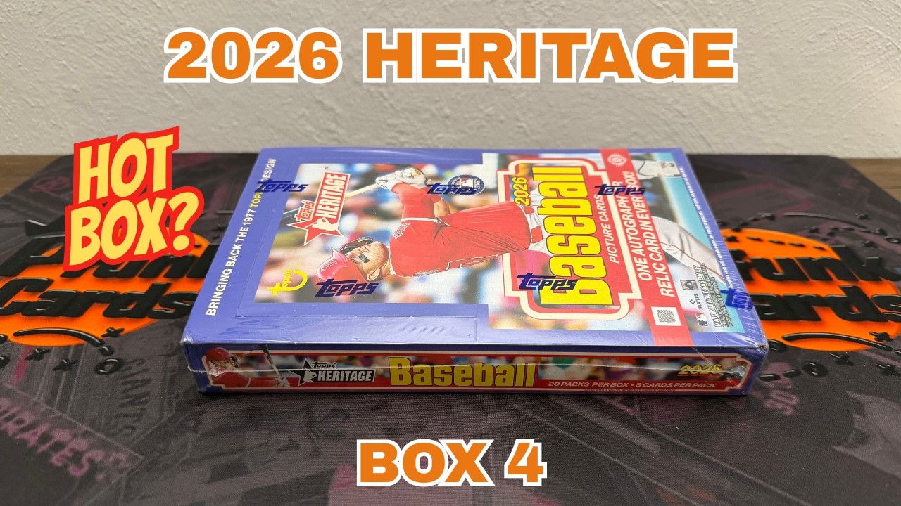 2026 Topps Heritage Box 4 – Was This A Hot Box? Loaded With Hits!
