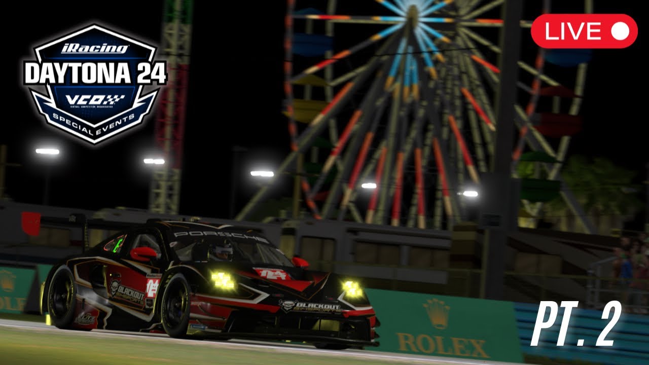 Daytona 24 iRacing Special Event LIVE Night Session | Daytona International Speedway