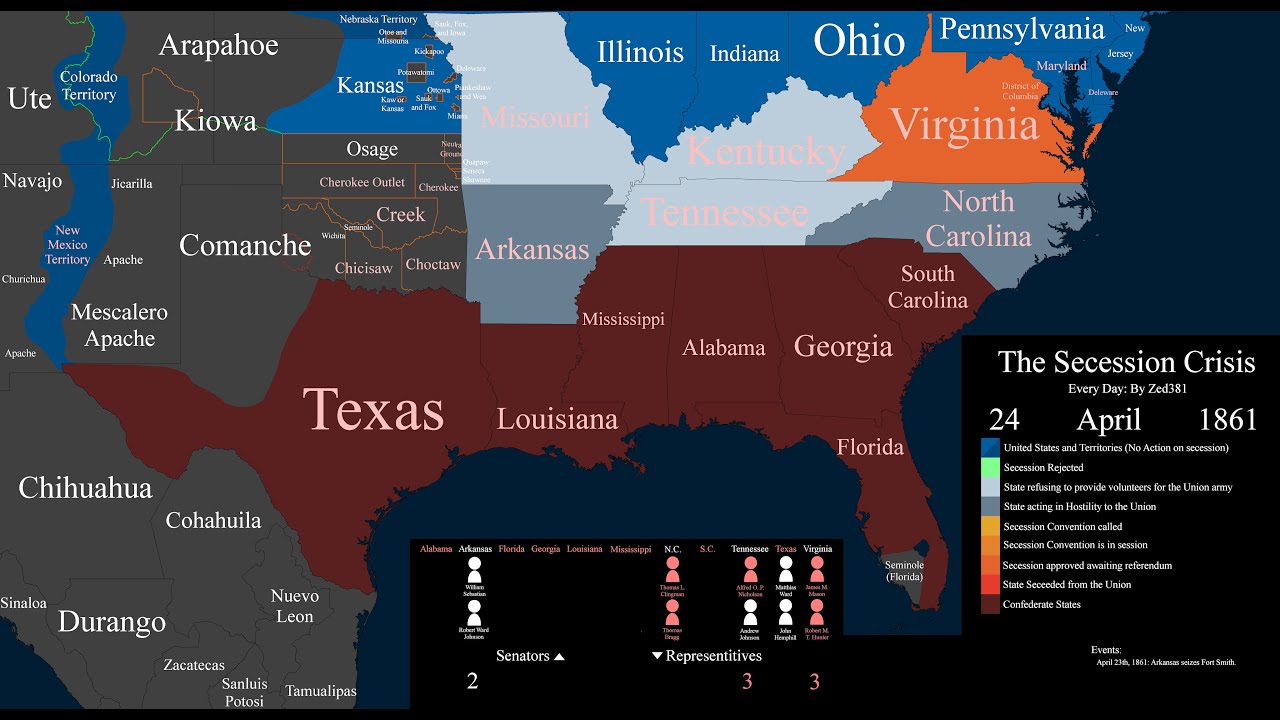 The Secession Crisis: Every Day