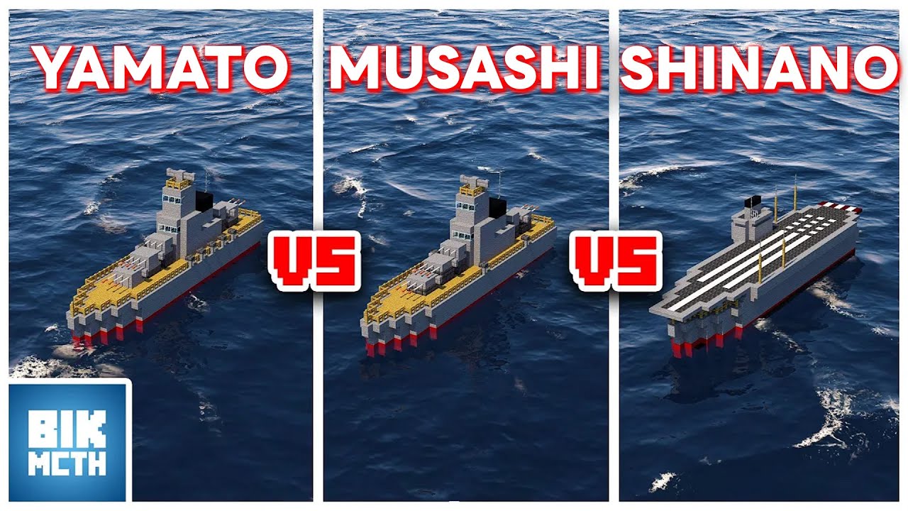 Mini Yamato VS Mini Musashi VS Mini Shinano