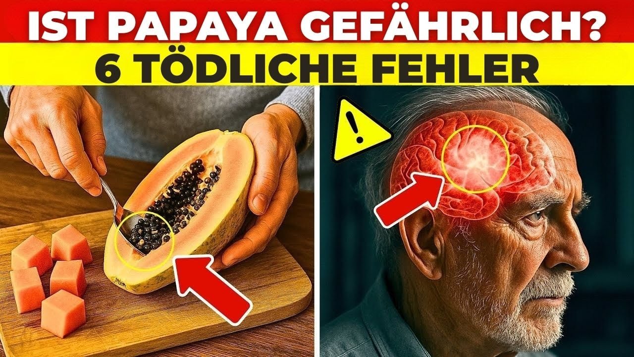 Papaya gefährlich? 6 tödliche Fehler, die Senioren nicht kennen