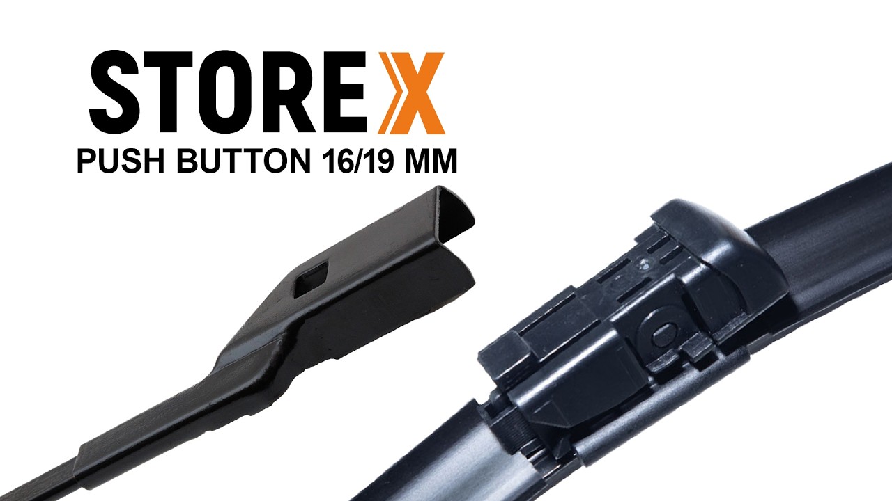 PUSH BUTTON 16/19 mm УСТАНОВКА И СНЯТИЕ ДВОРНИКОВ // PUSH BUTTON REMOVE AND INSTALATION GUIDE
