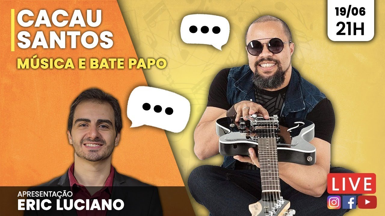 [LIVE] Cacau Santos - Música e Bate Papo