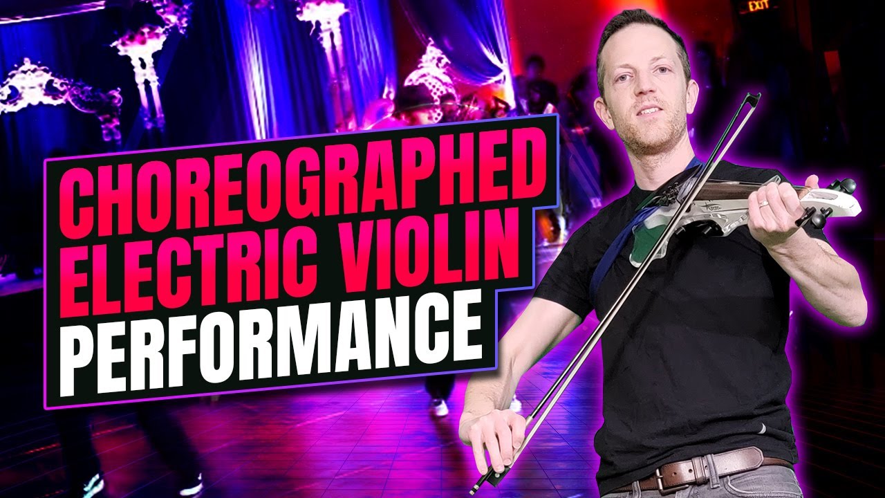Choreographed Electric Violin Performance - Michael Jackson and Bollywood [Asher Laub]