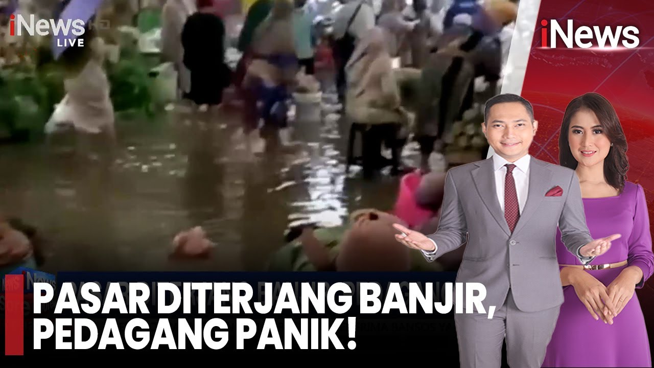 Pedagang Panik! Pasar Diterjang Banjir | iNews Sore (28/10)