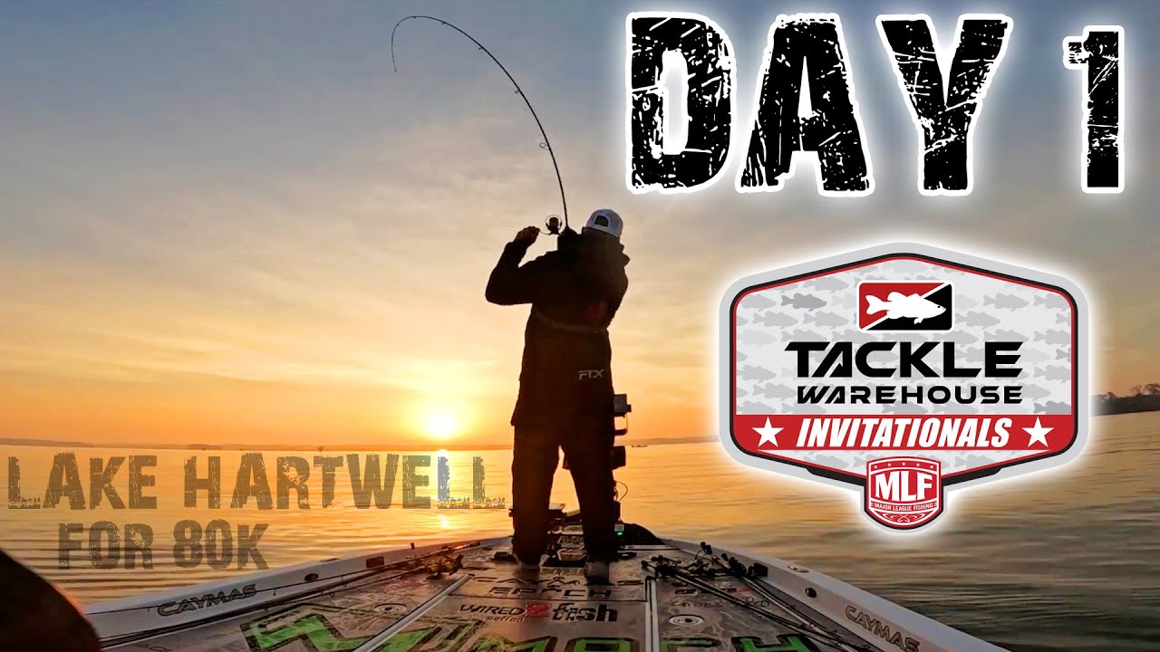 PRO TOURNAMENT DAY 1 - LAKE HARTWELL - MLF INVITATIONALS!