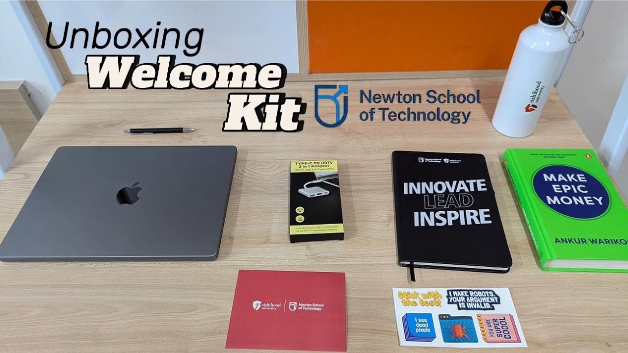 Welcome kit Newton school of technology (MacBook)