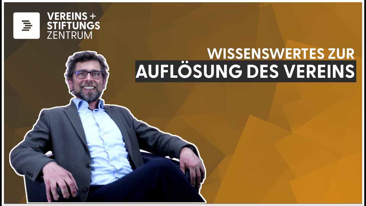Wissenswertes zur Auflösung des Vereins