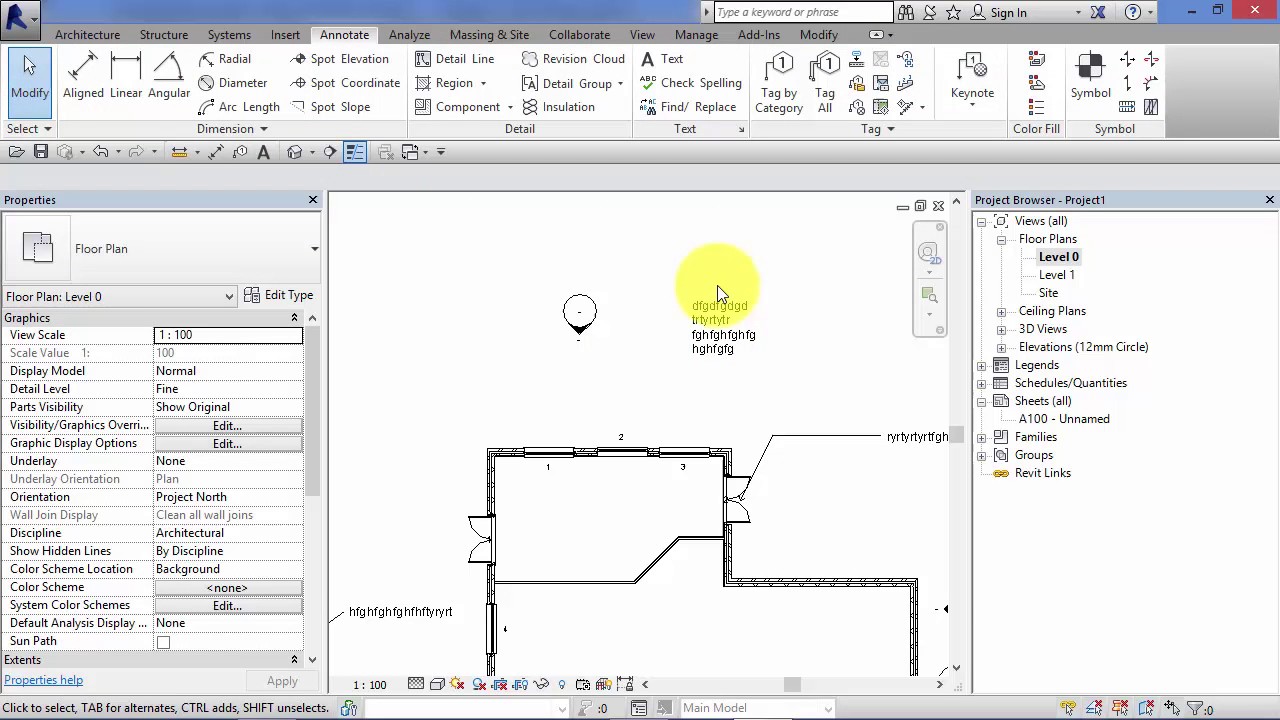 Модуль 8: Раздел 2: Revit Architecture: Текст