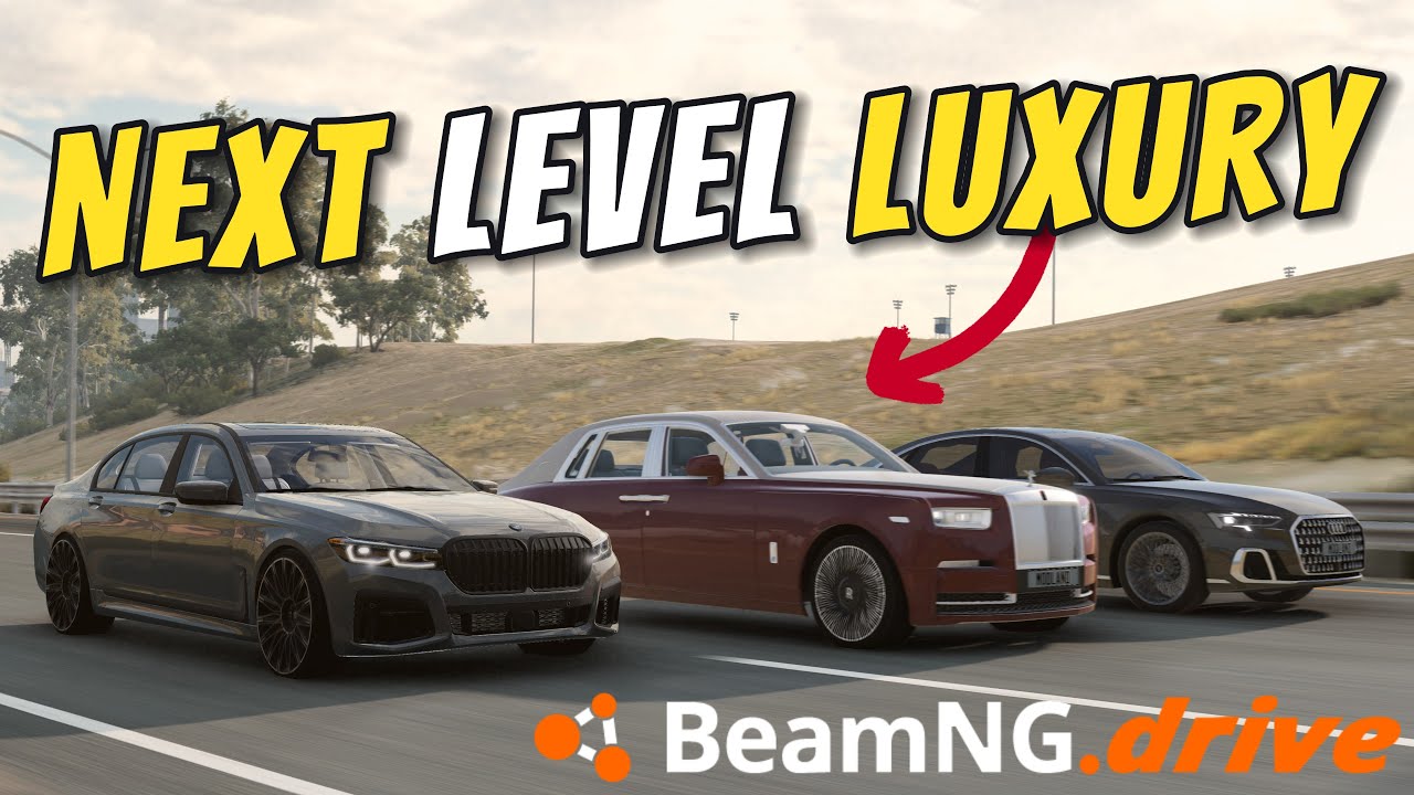 Лучшие модификации автомобилей класса люкс в BeamNG Drive!