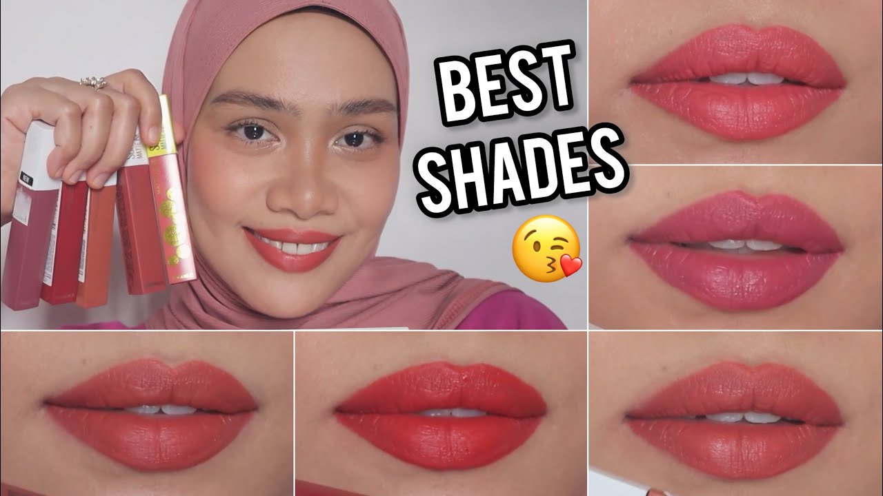 UPDATED!! BEST SHADES of Maybelline Superstay Matte Ink