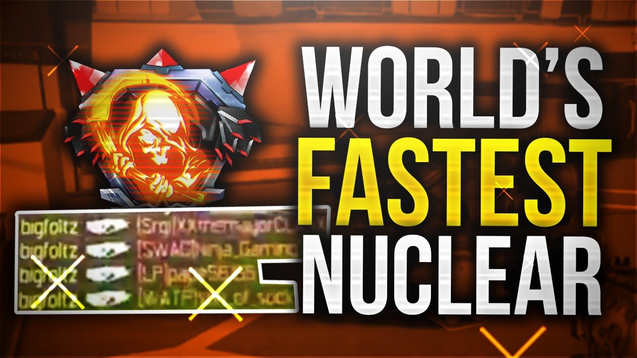 WORLDS FASTEST NUCLEAR! 55 SECOND *SOLO* NUCLEAR! (Black Ops 3 FAST NUCLEAR)