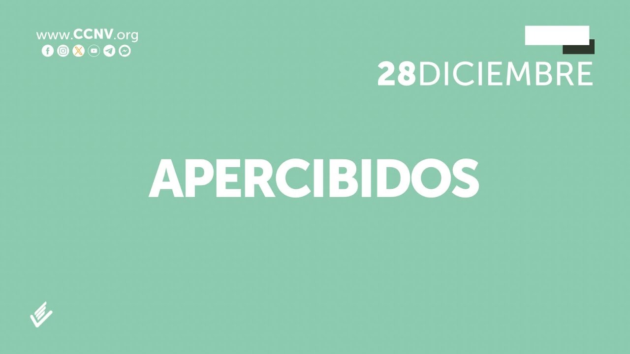 APERCIBIDOS | CCNV En Vivo