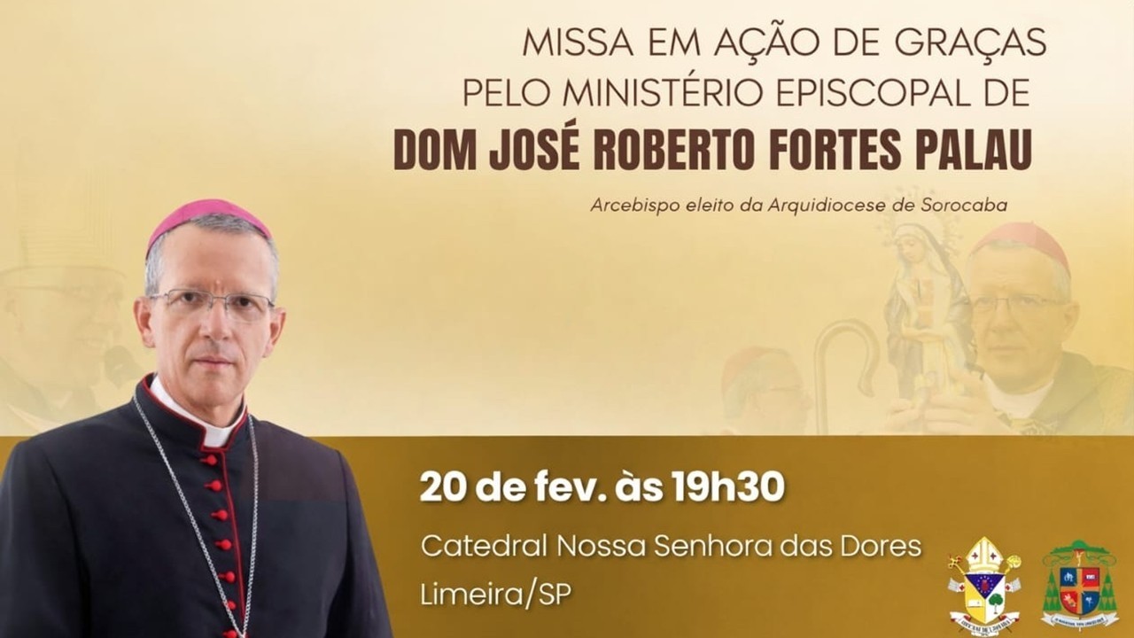 Missa de Ação de Graças pelo ministério episcopal de Dom José - AO VIVO - 20/fev/2026 às 19h30