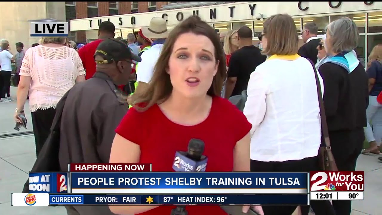 People protest Betty Shelby training in Tulsa