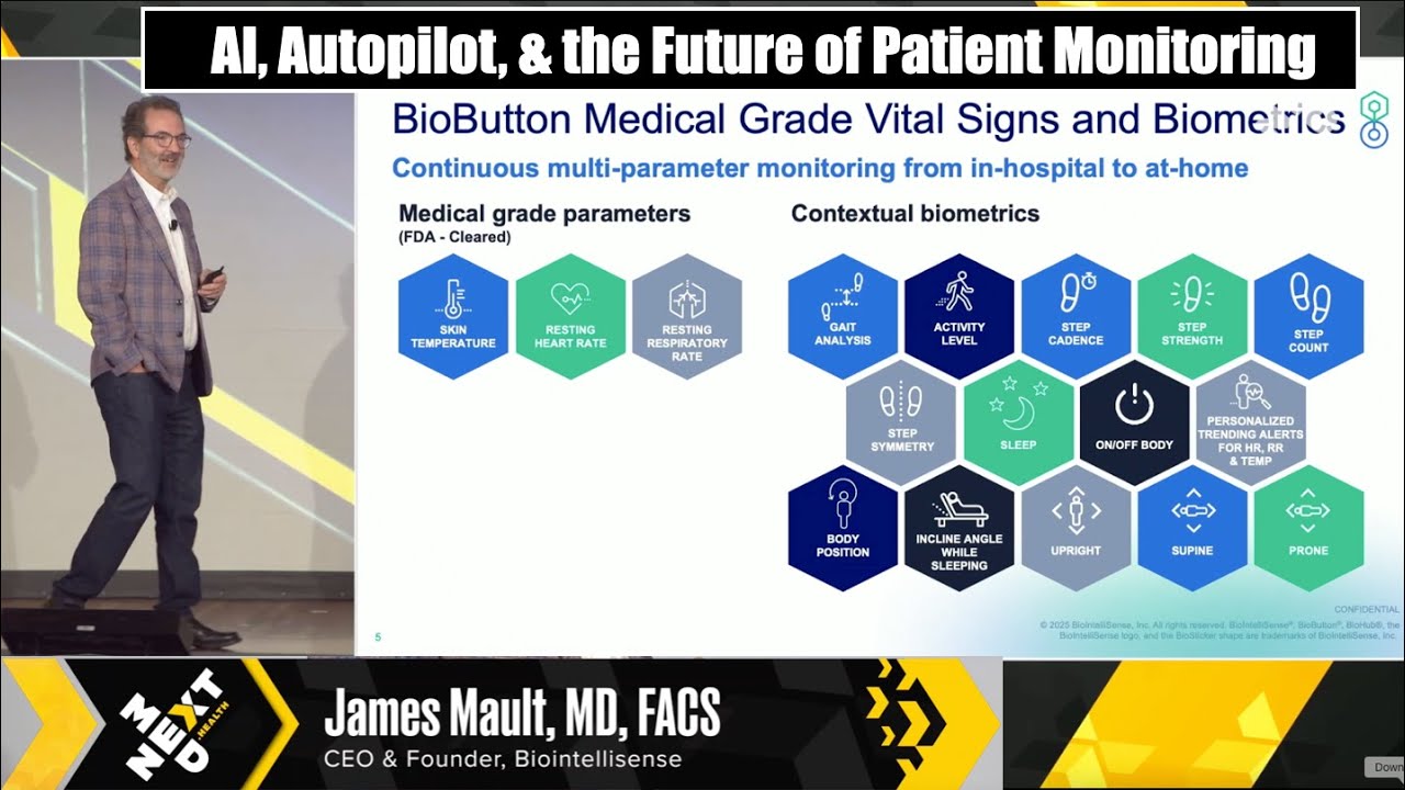 AI, Autopilot, & the Future of Patient Monitoring | James Mault, MD | NextMed Health