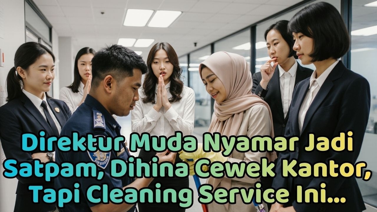 Direktur Muda Nyamar Jadi Satpam, Dihina Cewek Kantor, Tapi Cleaning Service Ini