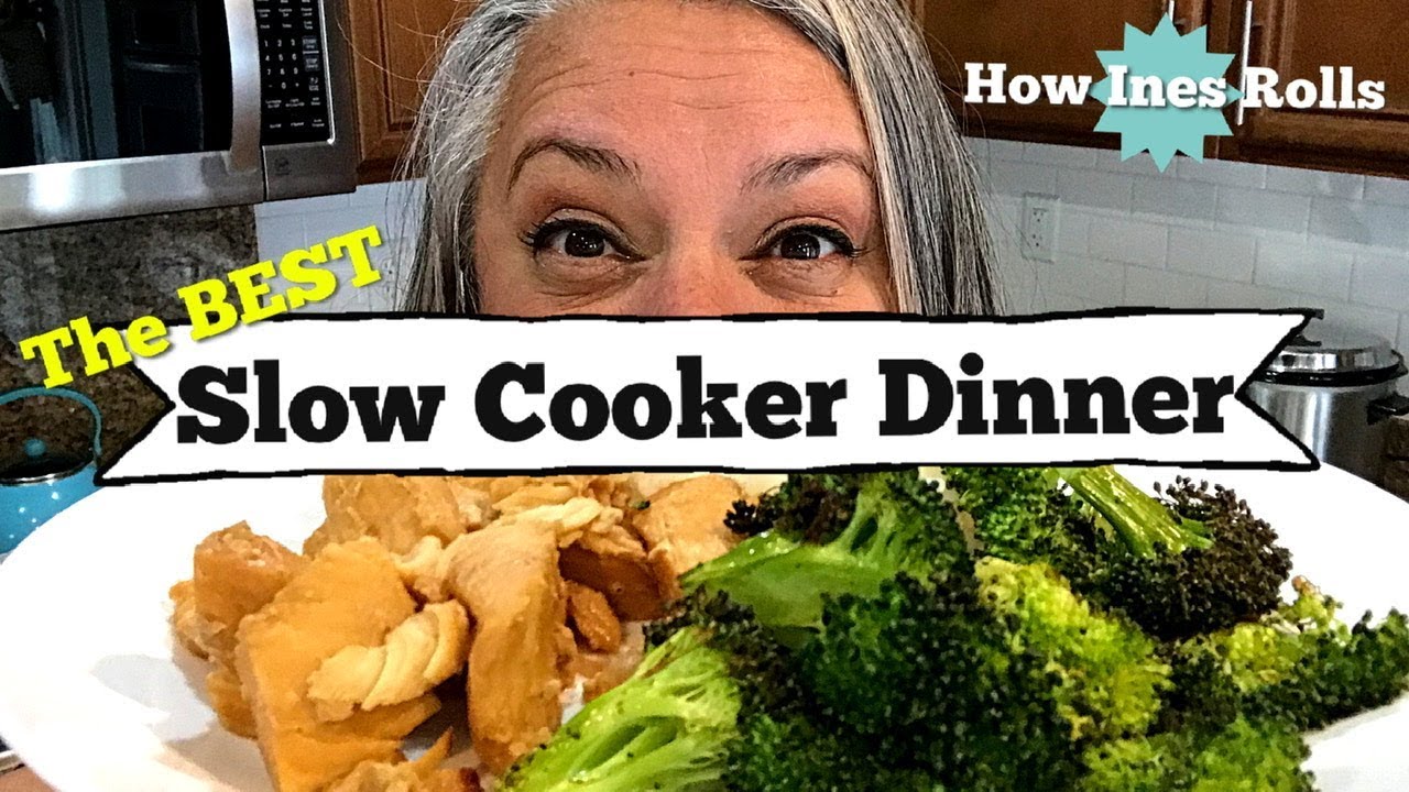 Sweet Hawaiian Crockpot Chicken | Lemon Roasted Broccoli | *How Ines Rolls*