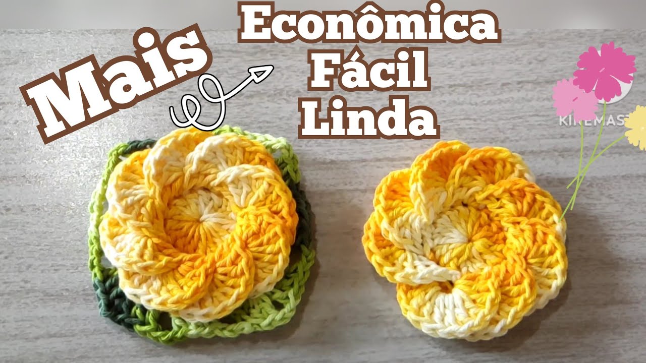 Flor bergamota em crochê modificada/versão mais econômica 🤑