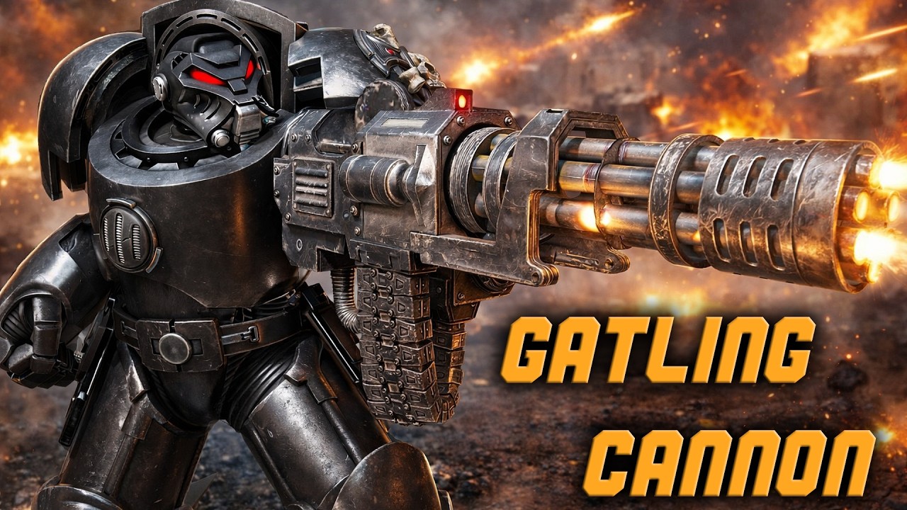 TERMINATOR GATLING CANNON GAMEPLAY! - Warhammer 40,000: Space Marine 2 (4K, Mods)