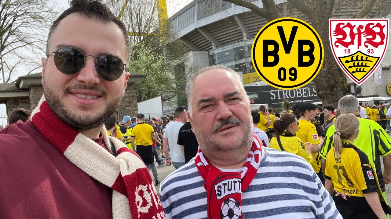 Die fetteste Bierdusche der Welt?...Auswärts in Dortmund  // BVB vs. VFB