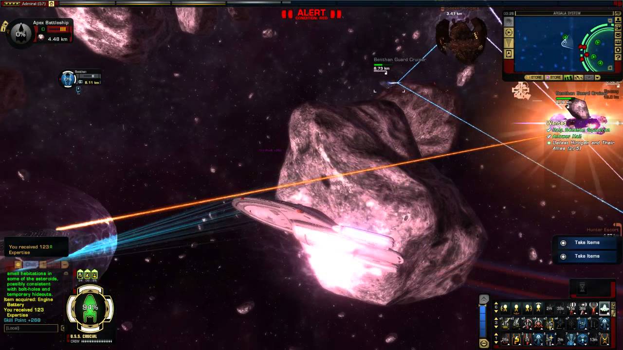 STO Delta, Argala patrol, Wanted