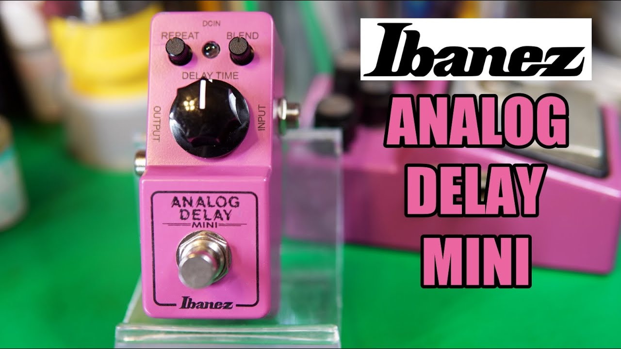 【ジャンク修理】IBANEZ ANALOG DELAY MINI。小さなアナログディレイ。ノイズしか出ない。AD-9と音の違いは？