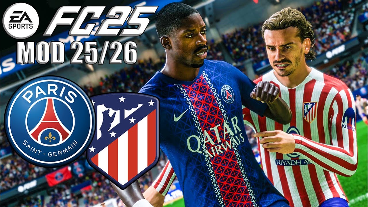 FC 25 PSG vs Atlético Madrid | Maillots Saison 25/26 | Difficulté Légendaire PC MOD