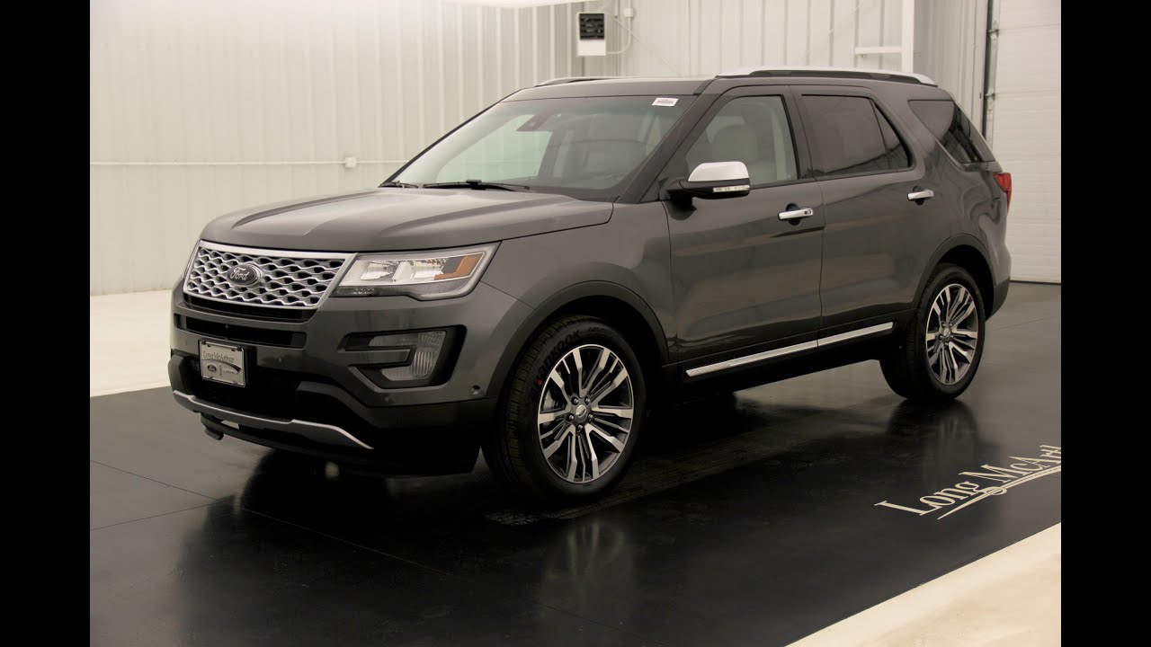 2016 Ford Explorer Platinum: Standard Equipment & Available Options