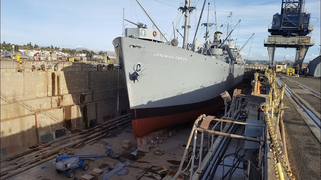 S.S. Jeremiah O'Brien In Drydock 4k