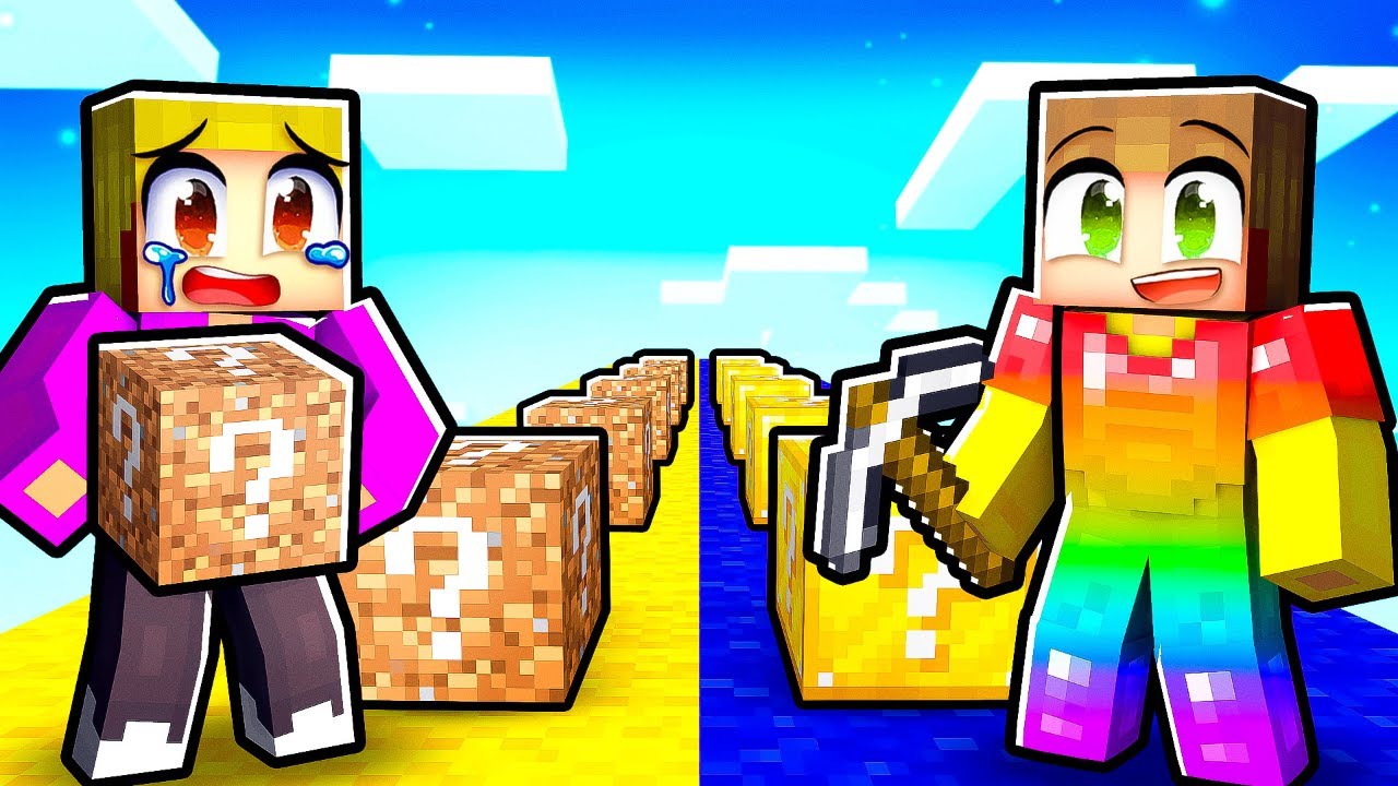 Valsspelen In Een Lucky Block Race! (Minecraft)