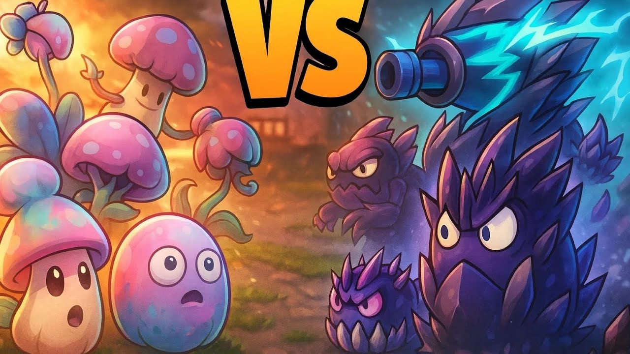 فريق النباتات المنومة 🪴🥴 ضد فريق نباتات الاوبسيديان 💥🧊 | pvz fusion