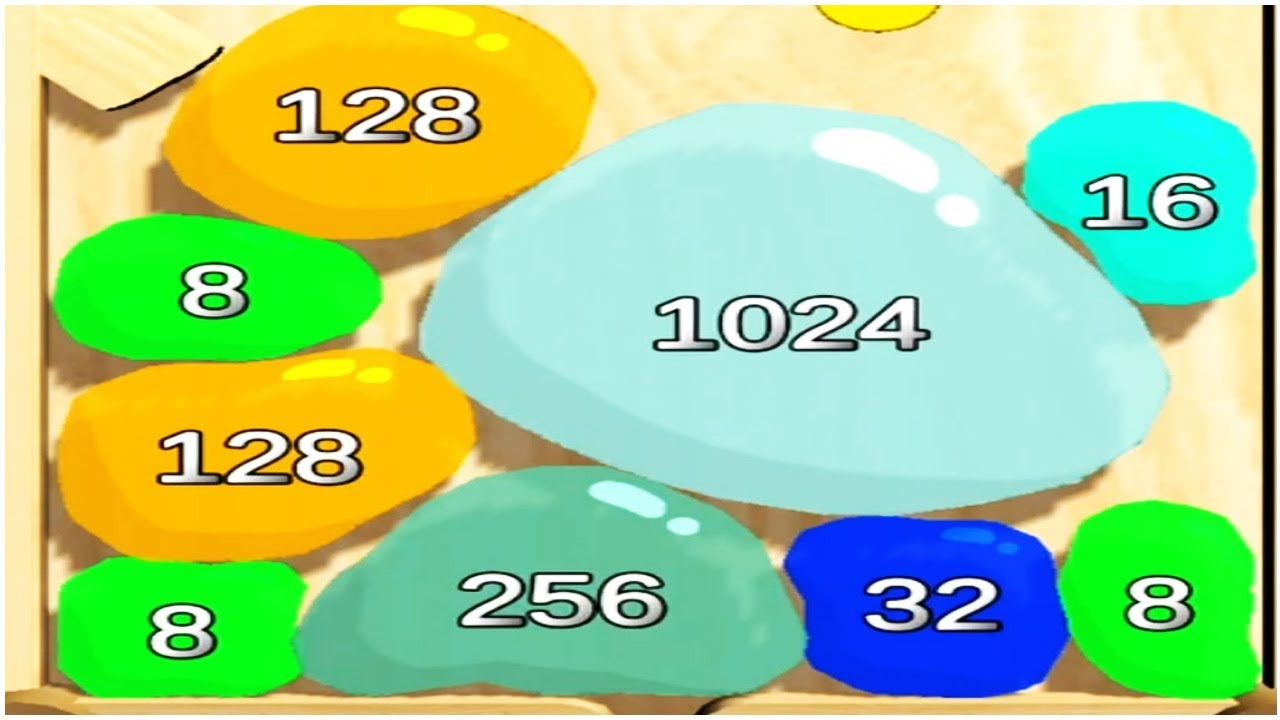 JeJelly - Jelly 2048, reach 1024 - Gameplay Walkthrough - (IOS)