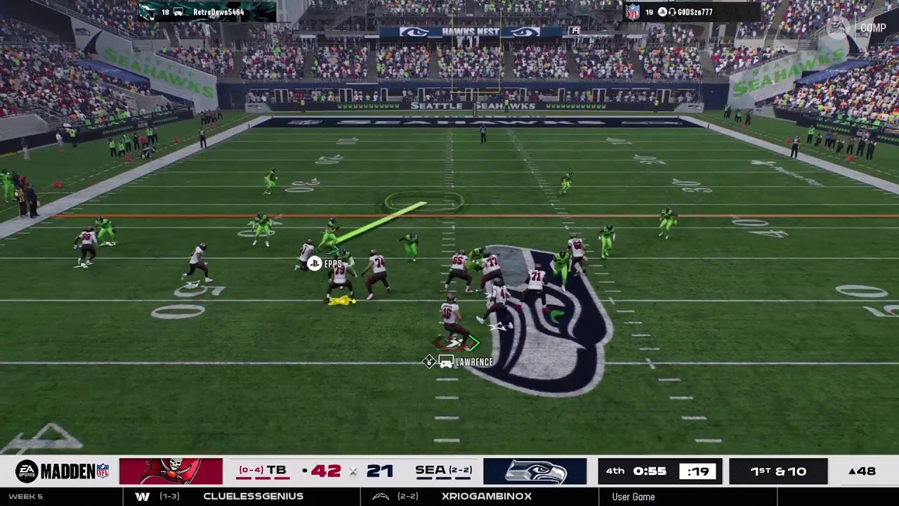 Hawks vs bucs