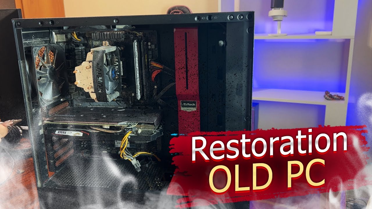 Restoration OLD PC | Disgusting PC Ever | Deep Satisfaction Cleaning 4K
