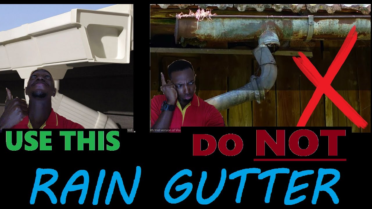 WATCH THIS Before you buy RAIN GUTTER / WATER COLLECTOR / WATER GUTTER / RAIN COLLECTOR