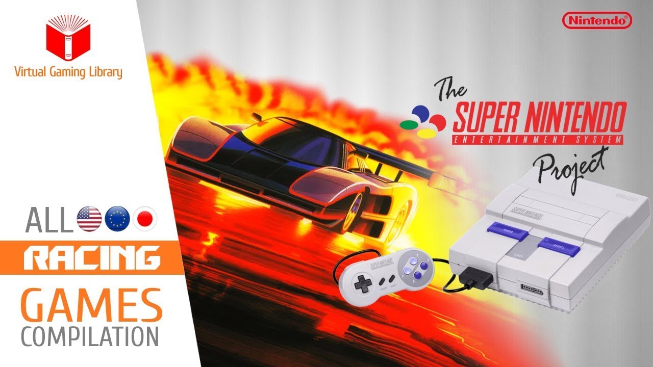 All SNES/Super Nintendo Racing Games Compilation - Every Game (US/EU/JP)